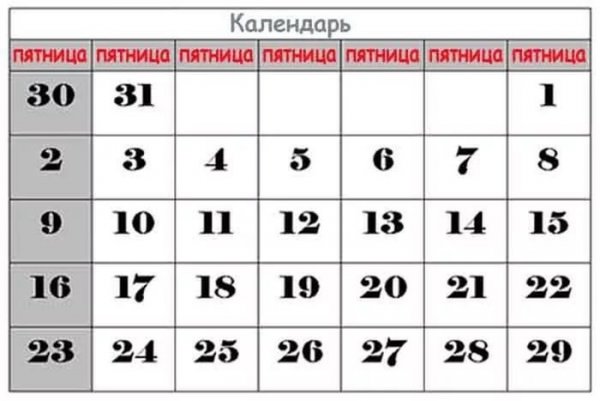 Семь пятниц на неделе