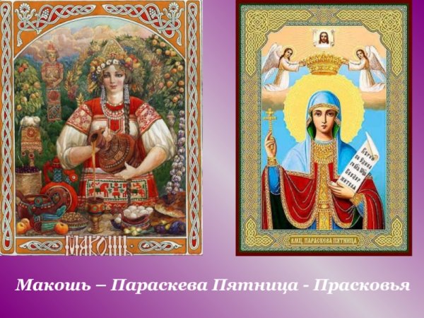 Параскева пятница Макошь