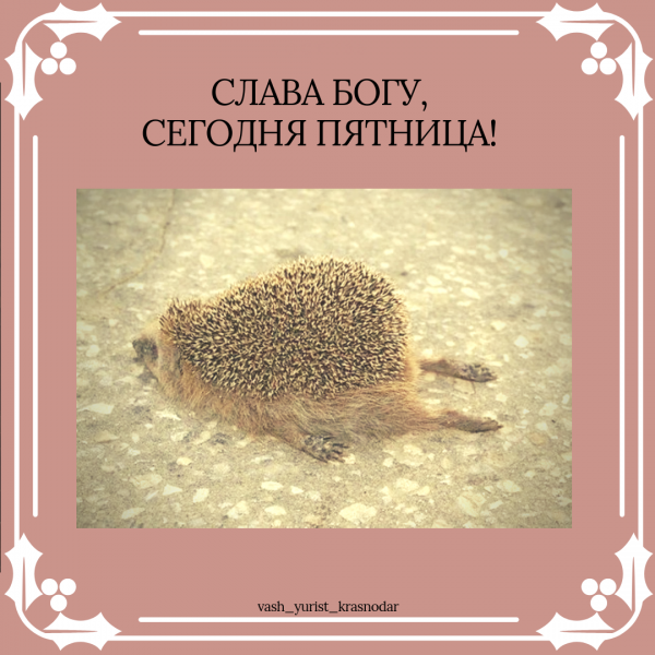 Сегодня пятница
