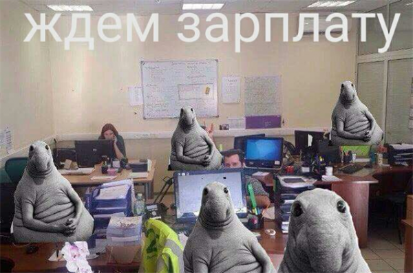 Ждун в офисе