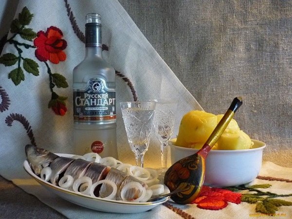 Водка селедка картошка