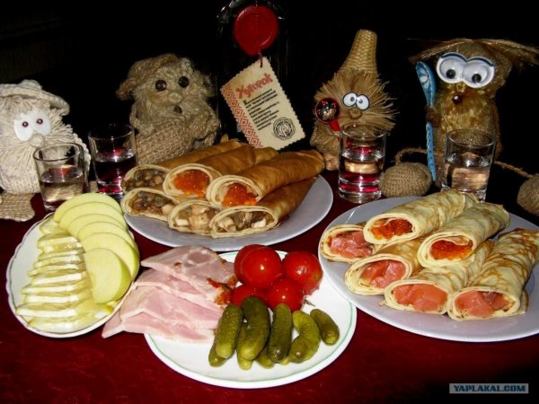 Масленица блины застолье