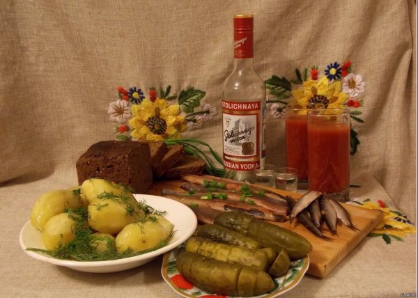 Водочка с закуской