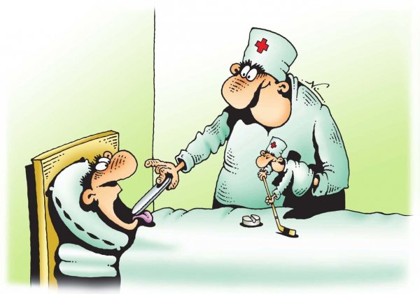 Врач и пациент карикатура