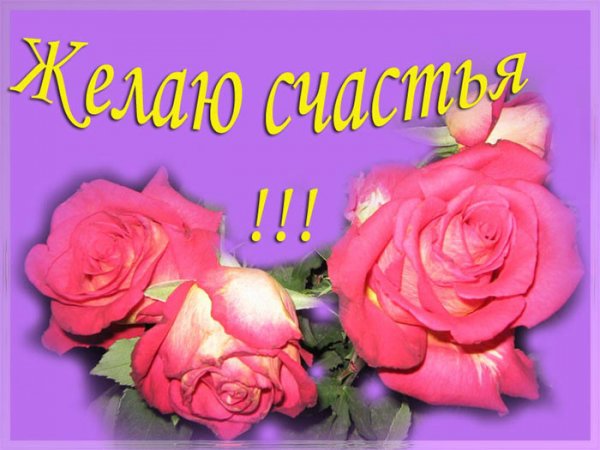 Пожелания любви и счастья