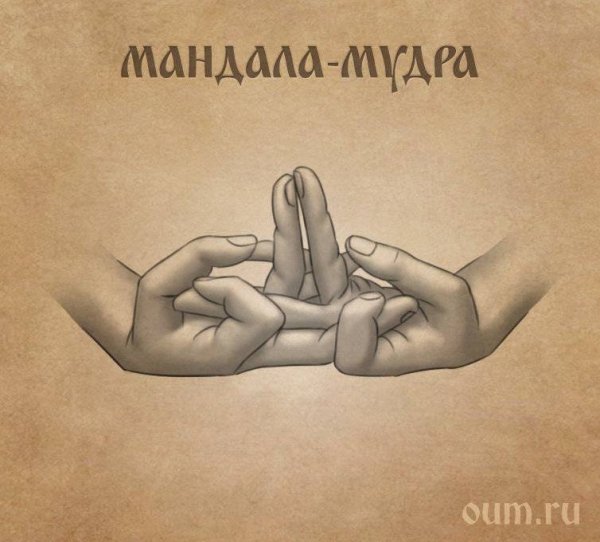 Мудра подношения мандалы