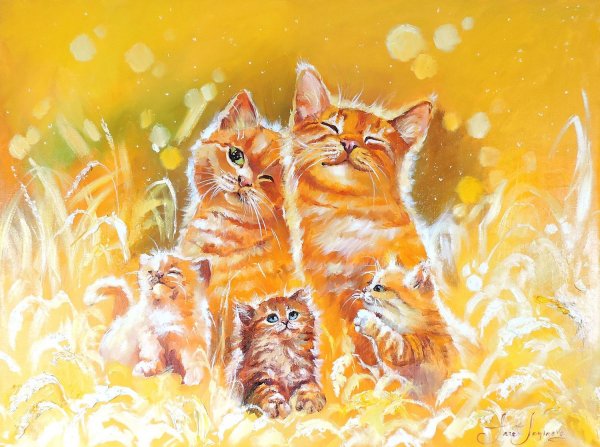Логинова Аннет художник коты