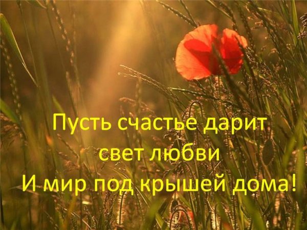 Гармонии в душе пожелание