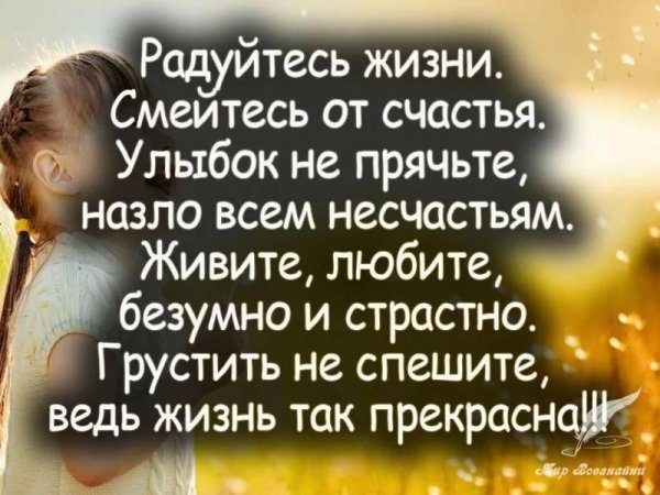 Радость жизни цитаты