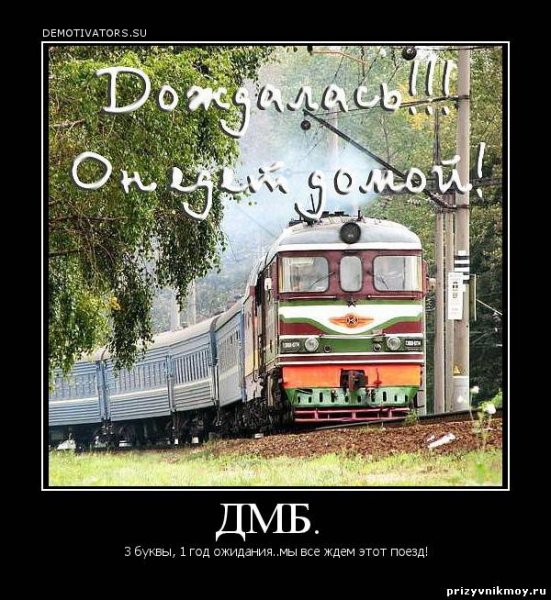 Дембель едет домой