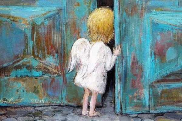 Ангелы грузинской художницы Нино Чакветадзе