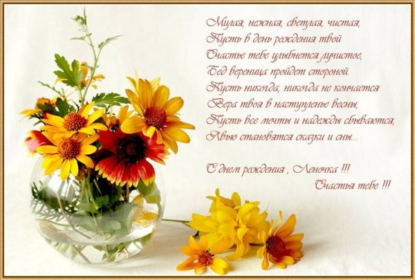 С днём рождения Елена