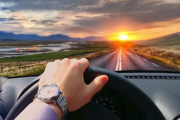 Дорога из автомобиля