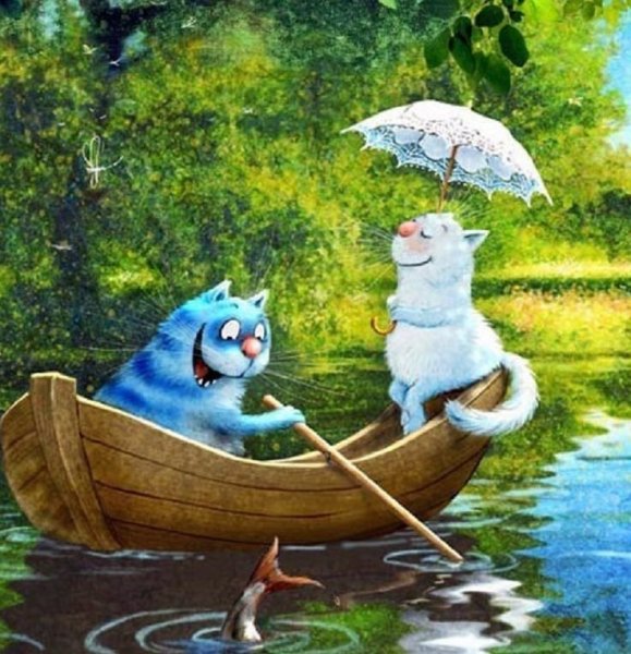 Голубые коты Ирины Зенюк