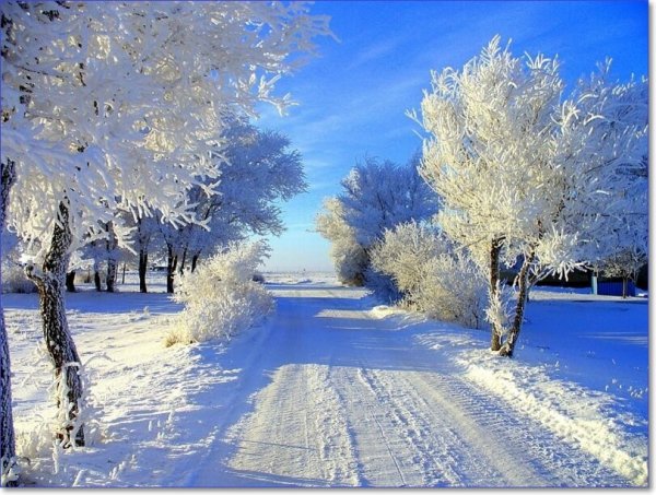 Рассвет зимой