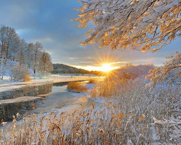 Природа зима