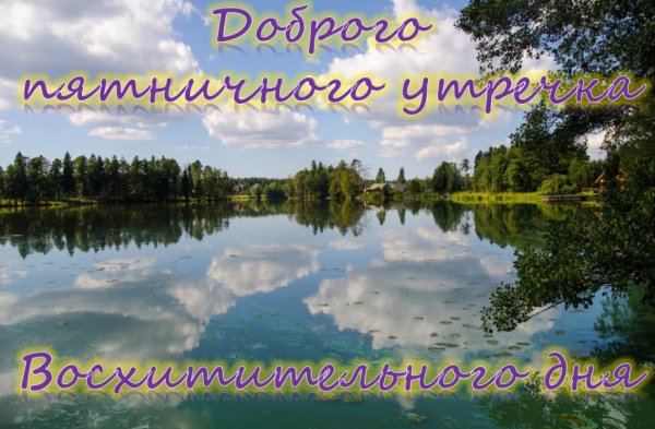 Доброе утро пятницы красивые необычные