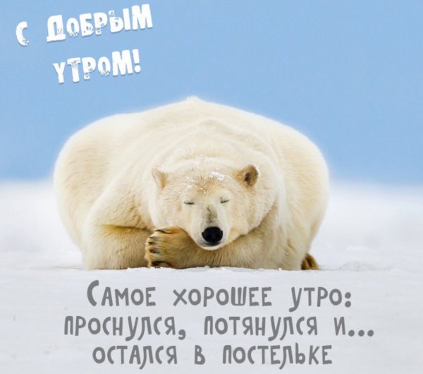 Доброе зимнее утро воскресенье