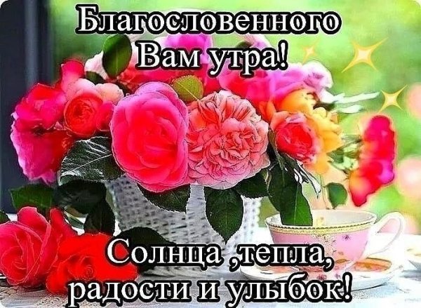 Доброк УТРАИ благославенного дн