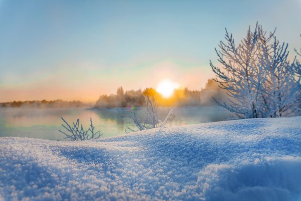 Картинка морозное утро (44 фото)