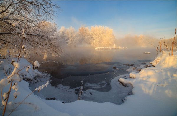 Холодное зимнее утро