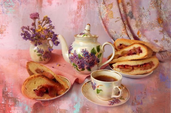 Чаепитие с пирогами