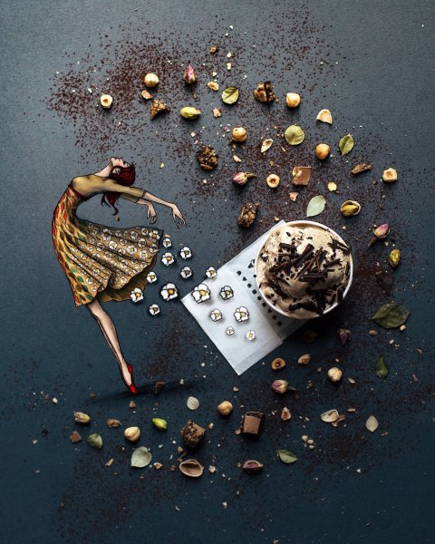 Креативный кофе