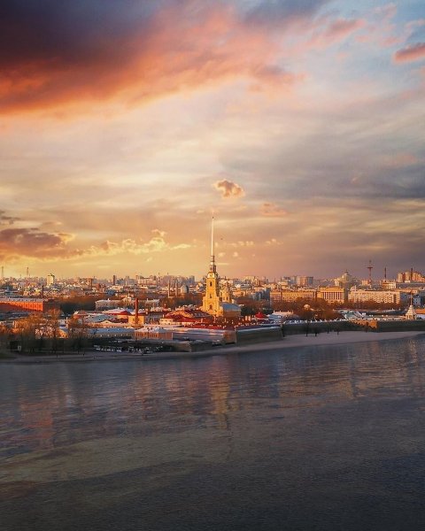 Невская панорама Петропавловской крепости