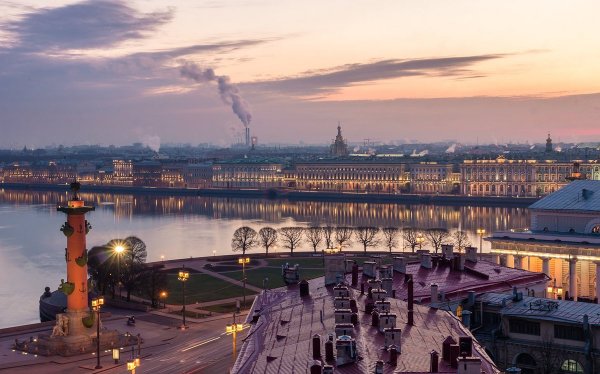 Нева Нева Васильевский остров