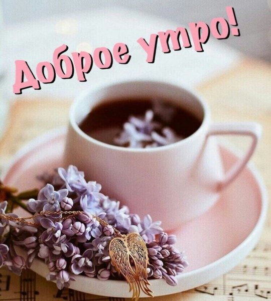 Чашечка чая с добрым утром