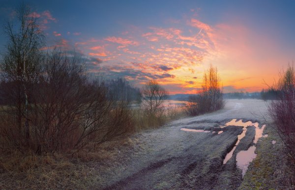 Пейзаж Весеннее утро