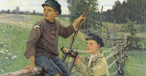 Николай Богданов-Бельский лето 1911