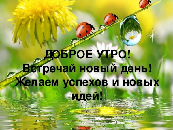 Добра и радости с утра