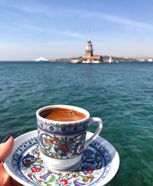 Турецкий кофе и море