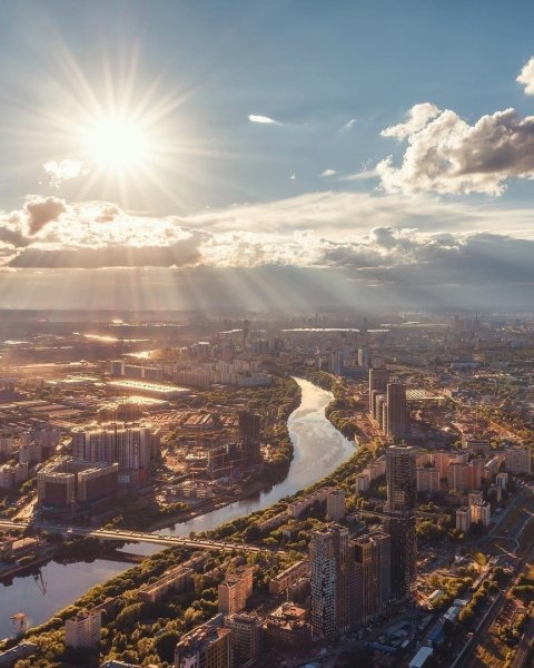 Москва с высоты птичьего полета