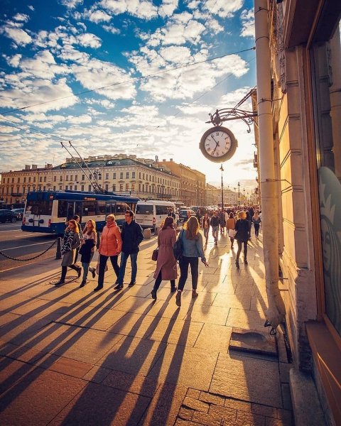 Утро в Питере