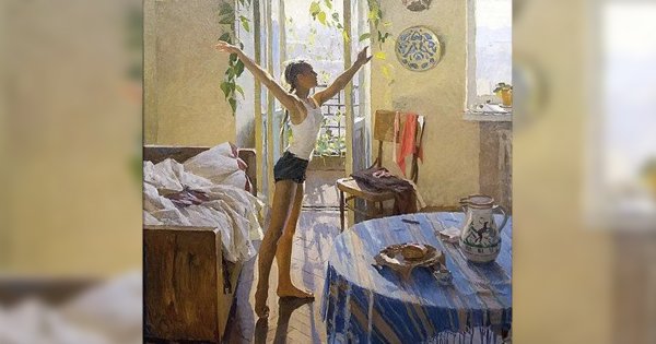 Татьяна Ниловна Яблонская утро картина