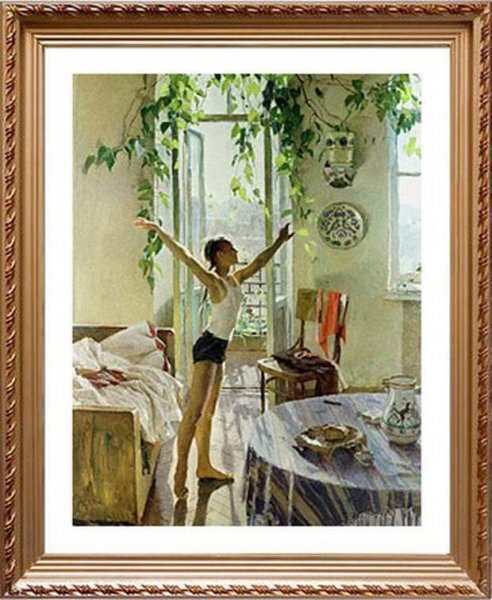 Т. Яблонская. Утро. 1954