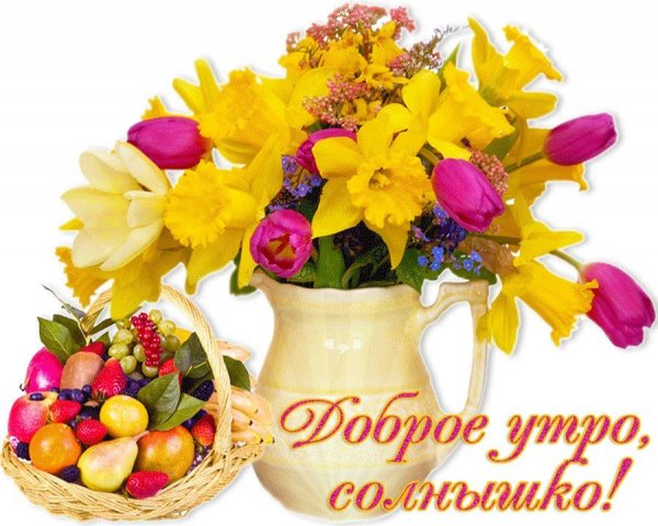 Доброе утро солнышко моё