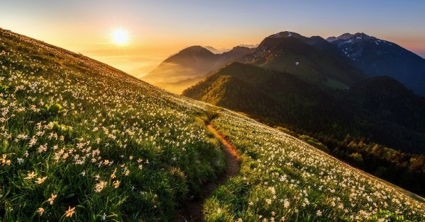 Утро в горах