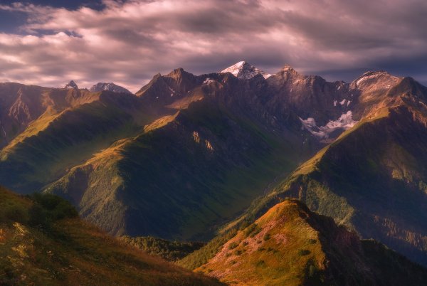 Утренние горы