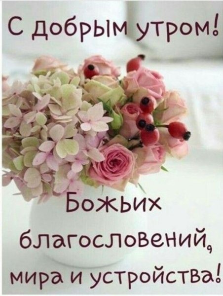 Доброе утро благословенного дня