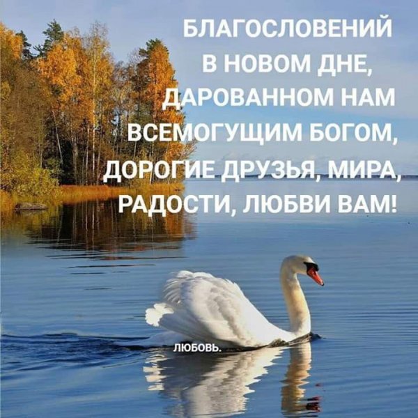 Доброго благословенного утра