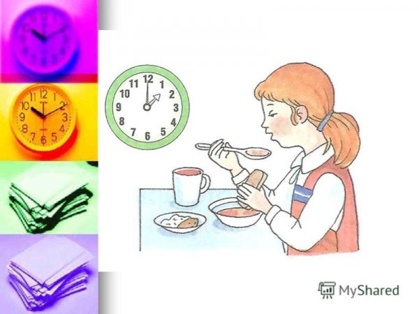 Рисунок на тему режим дня