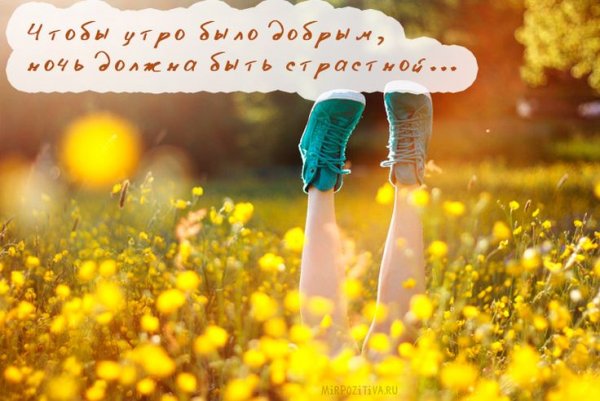 Позитивные пожелания с добрым утром