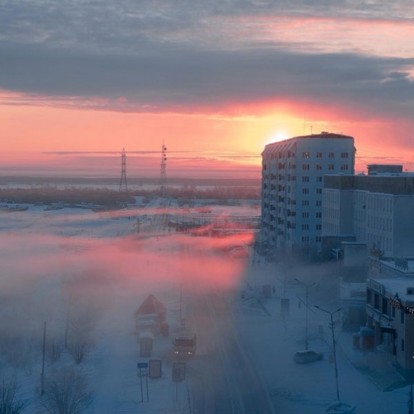 Фото зима утро в Якутске