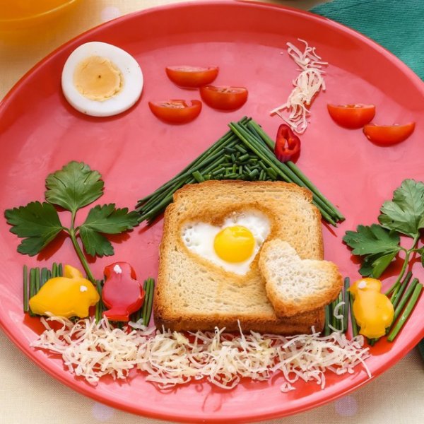Вкусный завтрак для детей