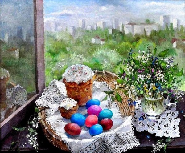 Евгений Муковнин Пасхальный натюрморт