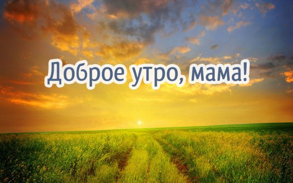 Доброе утро мамочка