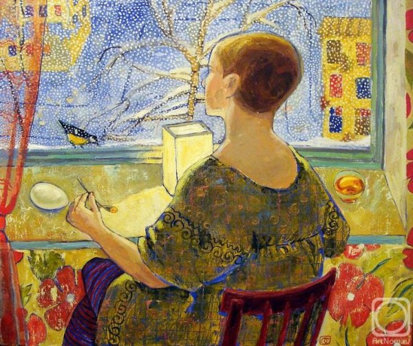 Художник Ольга Сушкова зима